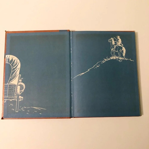 Vintage 1962 Wagons  Ho Whitman Childrens Western Book Hardcover - Picture 6 of 16